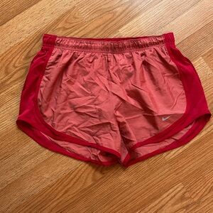 Nike Tempo red/pink running shorts